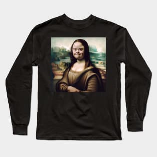 Empowerment Mona: World Down Syndrome Day Long Sleeve T-Shirt